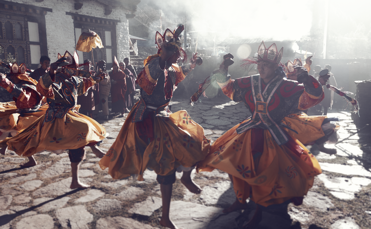 Amankora, Bhutan – Experience, Excursion, Cham dance performance in a local festival or tsechu